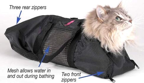 الحيوانات الأليفة القط الاستمالة حقيبة القط الناقل حقيبة شبكة القط الاستمالة الاستحمام ضبط النفس حقيبة متعددة الوظائف القط حقيبة الناقل لتقليم الأظافر الاستحمام فحص in Kuwait