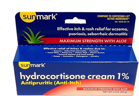 كريم سان مارك هيدروكورتيزون 1% بالإضافة إلى مرطب بأقصى قوة، 1 أونصة (عبوة من 3 قطع) in Kuwait