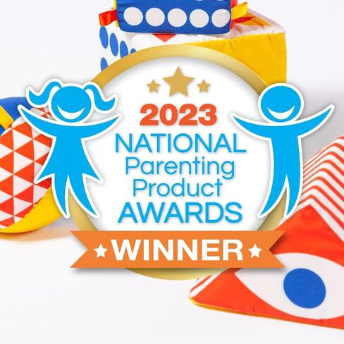 Follies The Baby Bauhaus Set - Award Winning Soft Baby Blocks and Shapes from 0 to 18 Months - Must Have Montessori Developmental Sensory Toys, Tummy Time, and Brain Development in Saudi Arabia