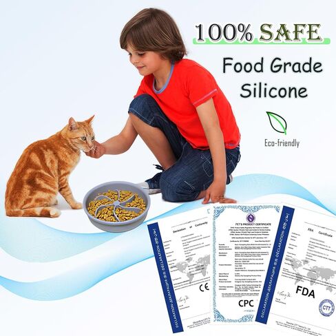 Slow Feeder Dog Bowls,Dog Food Bowls for Small Breed,Cat Bowl, Silicone Dog Bowl,Slow Feeding Dog Bowl Insert, Dog Food Slow Feeder Bowl, Slows Down Pets Eating, Healthy Diet Bowl in Saudi Arabia