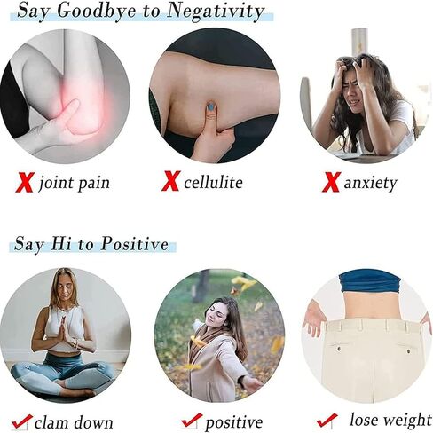 NSJDDWN سوار مغناطيسي مجموعة أقراط للنساء الليمفاوية التخلص من السموم سوار مغناطيسي لآلام التهاب المفاصل حلقة التصريف اللمفاوي أقراط الضغط الإبري in Kuwait