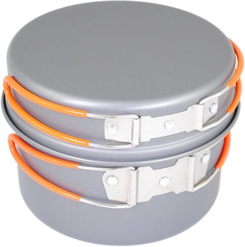 Gas One Anodizing Aluminum Cook Set (3-5 people) - Outdoor cooking/Hiking/Backpacking cookware in Kuwait