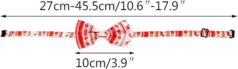 Segarty Puppy Bow Ties, 10 PCS Dog Bowtie Collar Bulk Holiday Cat Collar Grooming Bows for Pet Photography Festival Party Neck Wear Gift, Cute and Plaid Patterned in Kuwait