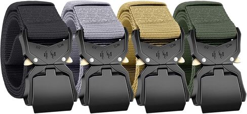 Byupin 4 قطعة حزام تكتيكي شديد التحمل سريع الإصدار EDC حزام 1.5 بوصة حزام بندقية نايلون لحافظات الحمل المخفية الحقائب للتدريب العسكري in Kuwait