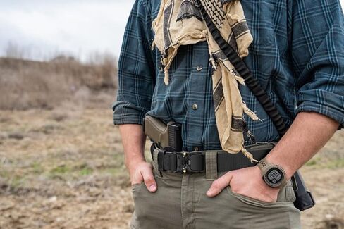 Byupin 4 قطعة حزام تكتيكي شديد التحمل سريع الإصدار EDC حزام 1.5 بوصة حزام بندقية نايلون لحافظات الحمل المخفية الحقائب للتدريب العسكري in Kuwait