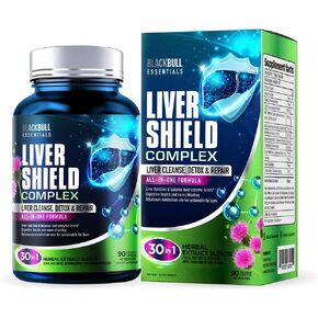 مركب بلاك بول المتقدم لدرع الكبد مع TUDCA، وبذور الشوك الحليب - يعزز تطهير الكبد من السموم وإصلاحه، وإزالة سموم الكبد مع البربرين، وأوراق الخرشوف، وخل التفاح، وجذور الهندباء in Kuwait
