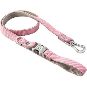 HUGO & HUDSON Tweed Pet Dog Leash - 4 ft Training Leash with Padded Handle - Strong Durable Leash with Quick Release Clip for Small, Medium & Large Dogs - Dark Green Checkered - 47" x 1"