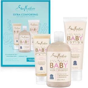 SheaMoisture Baby Gift Set Gift Sets Perfect For New Moms Oat Milk & Rice Water Hypoallergenic in Kuwait