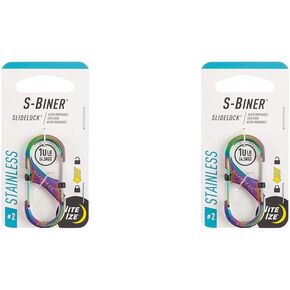 Nite IZE S-Biner SlideLock Stainless Steel, Size #2, Spectrum in Saudi Arabia