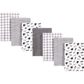 Little Treasure Unisex Baby Cotton Flannel Burp Cloths, Beyoutiful, One Size in Saudi Arabia