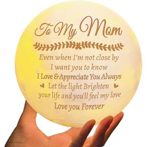 هدايا عيد ميلاد افضل صديق للنساء، هدايا مصباح القمر لافضل صديقة، هدايا عيد الميلاد للنساء والصداقة، هدايا ضوء القمر مع حامل خشبي، تحكم باللمس وقابلة لاعادة الشحن عبر منفذ USB in Kuwait