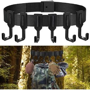 TBTFW شماعات تروس حزام حامل الشجرة، حزام حامل الشجرة مع 6 خطافات تعليق كبيرة، ملحقات سرج الشجرة لقوس حامل الشجرة في الهواء الطلق للصيد والتخييم والمشي لمسافات طويلة in Kuwait