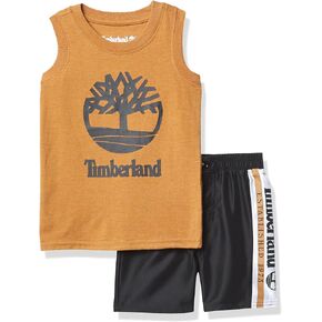 Timberland baby-boys 2 Pieces Muscle Top Shorts Set in Kuwait