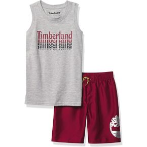 Timberland baby-boys 2 Pieces Muscle Top Shorts Set