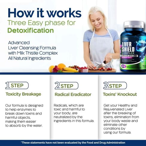 مركب بلاك بول المتقدم لدرع الكبد مع TUDCA، وبذور الشوك الحليب - يعزز تطهير الكبد من السموم وإصلاحه، وإزالة سموم الكبد مع البربرين، وأوراق الخرشوف، وخل التفاح، وجذور الهندباء in Kuwait