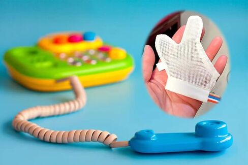 YILIUJIU Stop Thumb Sucking for Kids Thumb Sucking Stop Thumb Sucking Guard Finger Sucking Stop and Anti Finger Sucking Gloves(XL) in Saudi Arabia