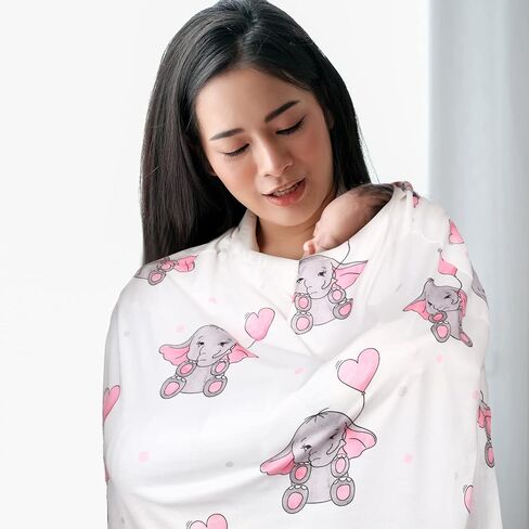 غطاء مقعد سيارة للأطفال الرضع غطاء مقعد سيارة مظلة قابل للتمدد الفيل الرضاعة غطاء مقعد السيارة للرضع الرضاعة الطبيعية ومقعد السيارة متعدد الاستخدام عربة التسوق غطاء كرسي عالٍ in Kuwait