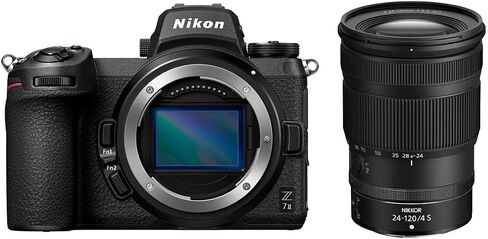 كاميرا نيكون Z 7II بدون مرآة مع عدسة NIKKOR Z مقاس 24-120 مم وبفتحة f/4 S in Saudi Arabia