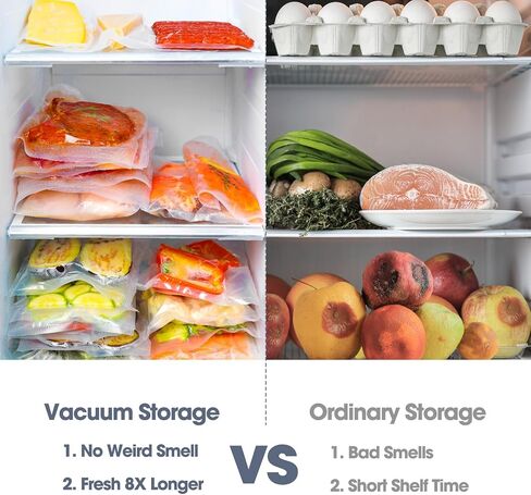 ماكينة غلق أكياس الطعام ميترونيك، مجموعة قوية 4 في 1 لغلق أكياس الطعام، أوضاع حفظ الطعام الجاف والرطب مع 10 أكياس، خرطوم شفط الهواء، أضواء مؤشر LED، ماكينة غلق الأكياس الصغيرة باللون الأبيض in Kuwait