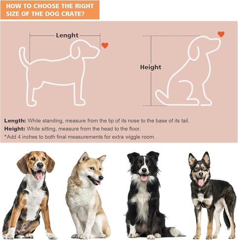 أثاث قفص الكلاب، طاولة نهاية جانبية لقفص الكلاب الخشبي شديد التحمل من ميلوس، بيت للكلاب داخلي، هيكل أنبوبي فولاذي بتصميم زخرفي، بيت قفص للحيوانات الأليفة للكلاب الكبيرة/المتوسطة/الصغيرة، بني ريفي in Kuwait