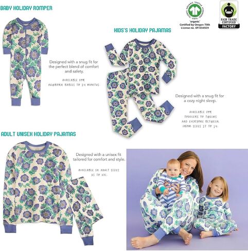 Mightly Boys and Girls' Pajamas | 100% Organic Cotton Soft, Elastic and Comfortable Footless Pajama Set for Toddlers & Kids in Saudi Arabia