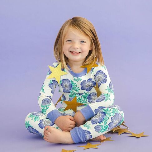 Mightly Boys and Girls' Pajamas | 100% Organic Cotton Soft, Elastic and Comfortable Footless Pajama Set for Toddlers & Kids in Saudi Arabia