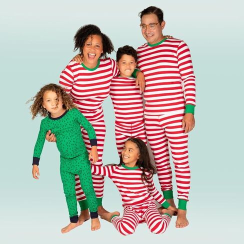 Mightly Matching Christmas, Holiday Pajamas,100% Organic Cotton, Fair Trade Certified -Family, Adult, Kid & Toddler Sizes in Saudi Arabia
