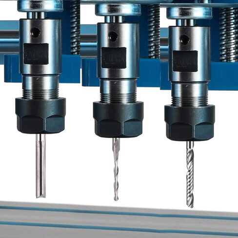 CBRIGHT 9 قطع قاطع مطحنة نهاية كربيد، 3 قطع 1/8 بوصة CNC أدوات التوجيه الفردية + 6 قطع 2 قاطعة طحن ذات حواف فلوت (نوعان) للنايلون، الراتنج، ABS، الأكريليك، PVC، MDF، الخشب الصلب in Kuwait