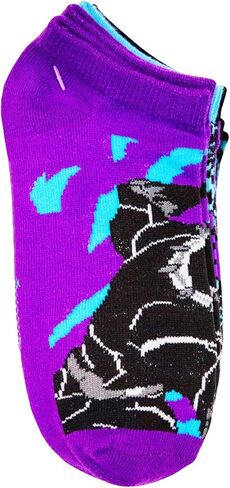 Marvel Black Panther Kids Socks Set Black Panther Socks Bundle - 6 Pack Black Panther Socks For Kids, Toddlers, Children, Boys, Girls (Clothing and Accessories) in Kuwait