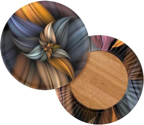 أغطية مقعد Psesaysky Butterfly Flower Bar Stool أغطية مقاومة للماء لعيد الشكر، أغطية مقعد شريط البراز غير قابلة للانزلاق، أغطية مقعد دائرية قابلة للتمدد مع شريط مطاطي، عبوتان in Saudi Arabia
