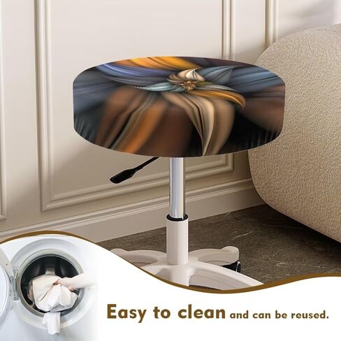 أغطية مقعد Psesaysky Butterfly Flower Bar Stool أغطية مقاومة للماء لعيد الشكر، أغطية مقعد شريط البراز غير قابلة للانزلاق، أغطية مقعد دائرية قابلة للتمدد مع شريط مطاطي، عبوتان in Saudi Arabia