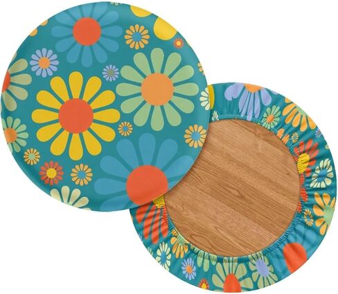 أغطية مقعد Psesaysky Butterfly Flower Bar Stool أغطية مقاومة للماء لعيد الشكر، أغطية مقعد شريط البراز غير قابلة للانزلاق، أغطية مقعد دائرية قابلة للتمدد مع شريط مطاطي، عبوتان in Saudi Arabia