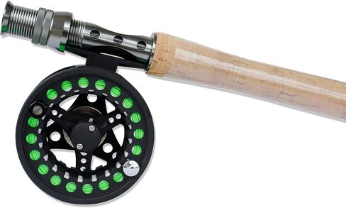 NetAngler Fly Fishing Rod and Reel Combo 4-Piece Fly Fishing Rod 5wt Aluminum Fly Reel 28 Pieces Flies Kit with Free Rod Tip,Backing,and Cloth Carry Bag in Saudi Arabia