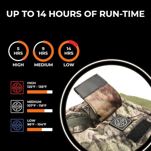 ​​ororo 3-Zone Heated Hand Warmer Pouch and Muff with Rechargeable Battery in Saudi Arabia