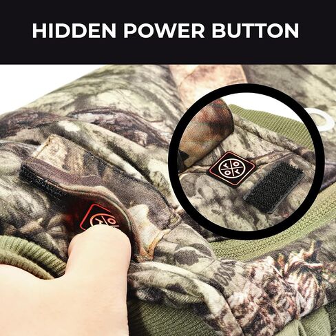 ​​ororo 3-Zone Heated Hand Warmer Pouch and Muff with Rechargeable Battery in Saudi Arabia
