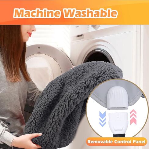 وسادة تدفئة للحيوانات الأليفة من FONESO، وسادة تدفئة كهربائية مطورة للكلاب مع غطاء ناعم، حصيرة تدفئة للكلاب قابلة للتعديل بدرجة الحرارة مع مرور الوقت، آمنة مصممة لصندوق الإنجاب/الكلاب الحوامل/سرير الحيوانات الأليفة/الحيوانات الأليفة (S: 17 بوصة × 19 بوصة) in Kuwait