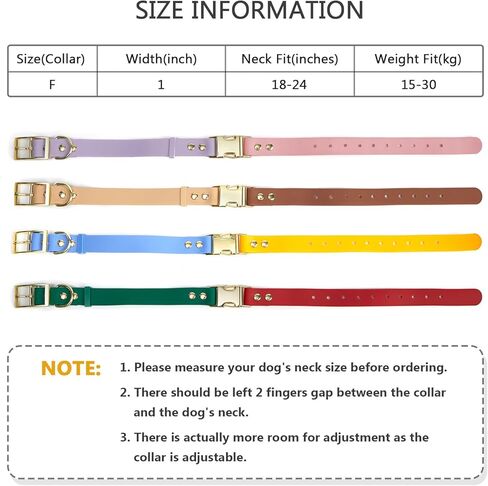 طوق الكلاب بريتي جولي مقاوم للماء مع مشبك آمن قابل للتعديل، أطواق كلب متعددة الألوان، أطواق ناعمة ومريحة للحيوانات الأليفة للكلاب المتوسطة والكبيرة مع تفكيك سريع (برتقالي-أزرق) in Kuwait