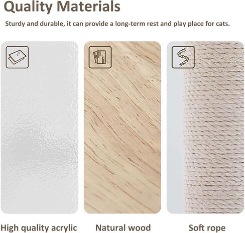 DMTINTA Cat Tree for Indoor Cats Wood Cat Tree with Cozy Cat Condo Scratching Post Clear Bowl Cat Tower for Large Cat 59 in in Kuwait