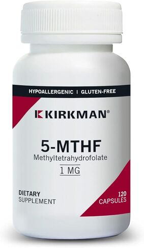 زيكس كير كيركمان 5-MTHF ([6S]-5-ميثيل تتراهيدروفولات) 1 ملغ - مضاد للحساسية || 120 كبسولة نباتية || حمض الفوليك ضروري لصحة جيدة، وخاصة عند النساء الحوامل والمرضعات in Kuwait