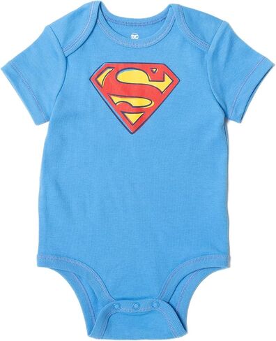 مجموعة ملابس DC Comics Batman Baby مكونة من 3 قطع: قبعة سروالية محببة in Kuwait
