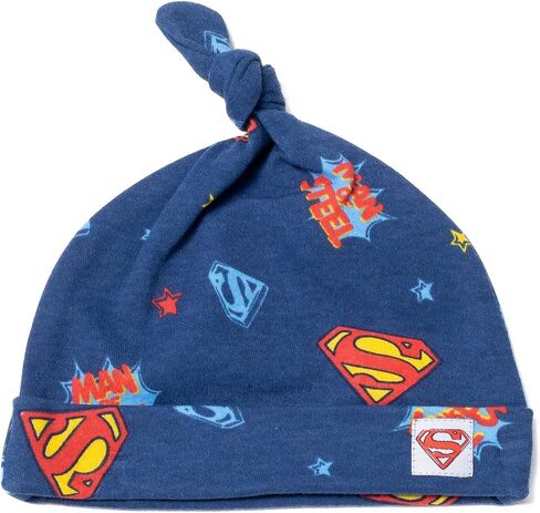 مجموعة ملابس DC Comics Batman Baby مكونة من 3 قطع: قبعة سروالية محببة in Kuwait