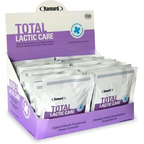 Ramard Total Lactic Care for Aging Horses, Supports Muscle Function, Energy & Stamina Horse Supplies, Vitamin & Supplements w/Branch Chain Amino Acids, 25g Pouch, 1-Pack in Kuwait