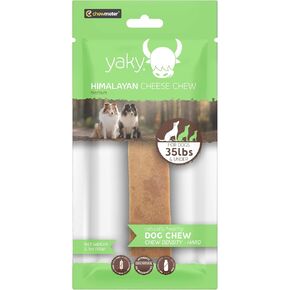 Chewmeter Himalayan Yaky Cheese Chew, Long Lasting, Stain Free, Protein Rich, Low Odor, 100% Natural, Healthy & Safe, No Lactose, Gluten/Grains, LARGE, For Dogs 55 Lbs & Smaller, Red (857164007211)