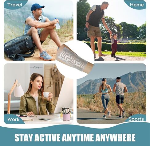 Reusable Pain Patch, for Sore Muscle Relief - Pain Relief Patches for Back, Foot, Knee, Neck & More, Easy Adhesive Application, Fast Acting - Includes 1 Patch, 3 Adhesives&1 Carry Case in Kuwait