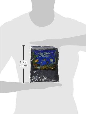 Pure Water Pebbles Aquarium Gravel, 2-Pound, Jet Black in Kuwait