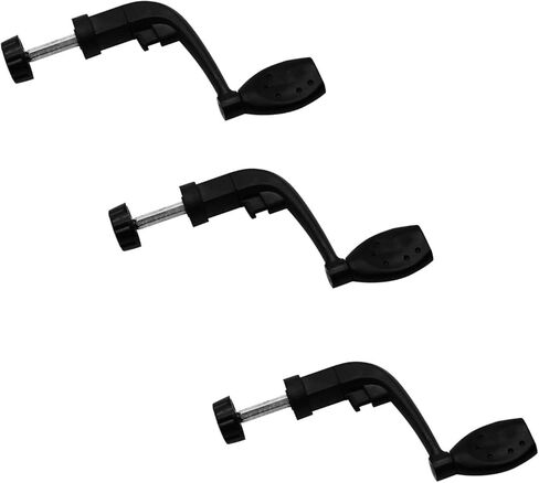 3 قطع من مقبض بكرة الصيد الدوارة البلاستيكية، قطع غيار مقبض دوار لاصلاح عمود الصيد in Kuwait