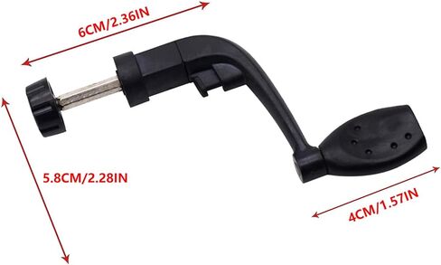 3 قطع من مقبض بكرة الصيد الدوارة البلاستيكية، قطع غيار مقبض دوار لاصلاح عمود الصيد in Kuwait