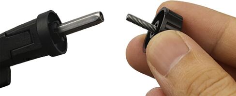 3 قطع من مقبض بكرة الصيد الدوارة البلاستيكية، قطع غيار مقبض دوار لاصلاح عمود الصيد in Kuwait