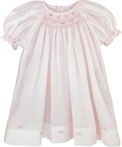 Petit Ami Baby Girls' Daydress with Embroidered Hem in Saudi Arabia