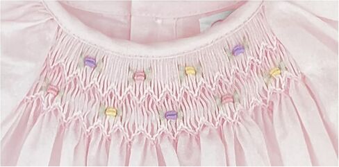 Petit Ami Baby Girls' Daydress with Embroidered Hem in Saudi Arabia